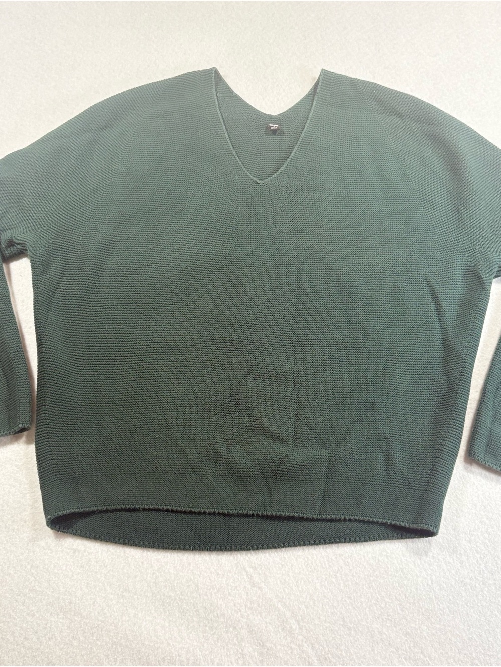 Uniqlo Women's V-Neck Sweater - Dark Green